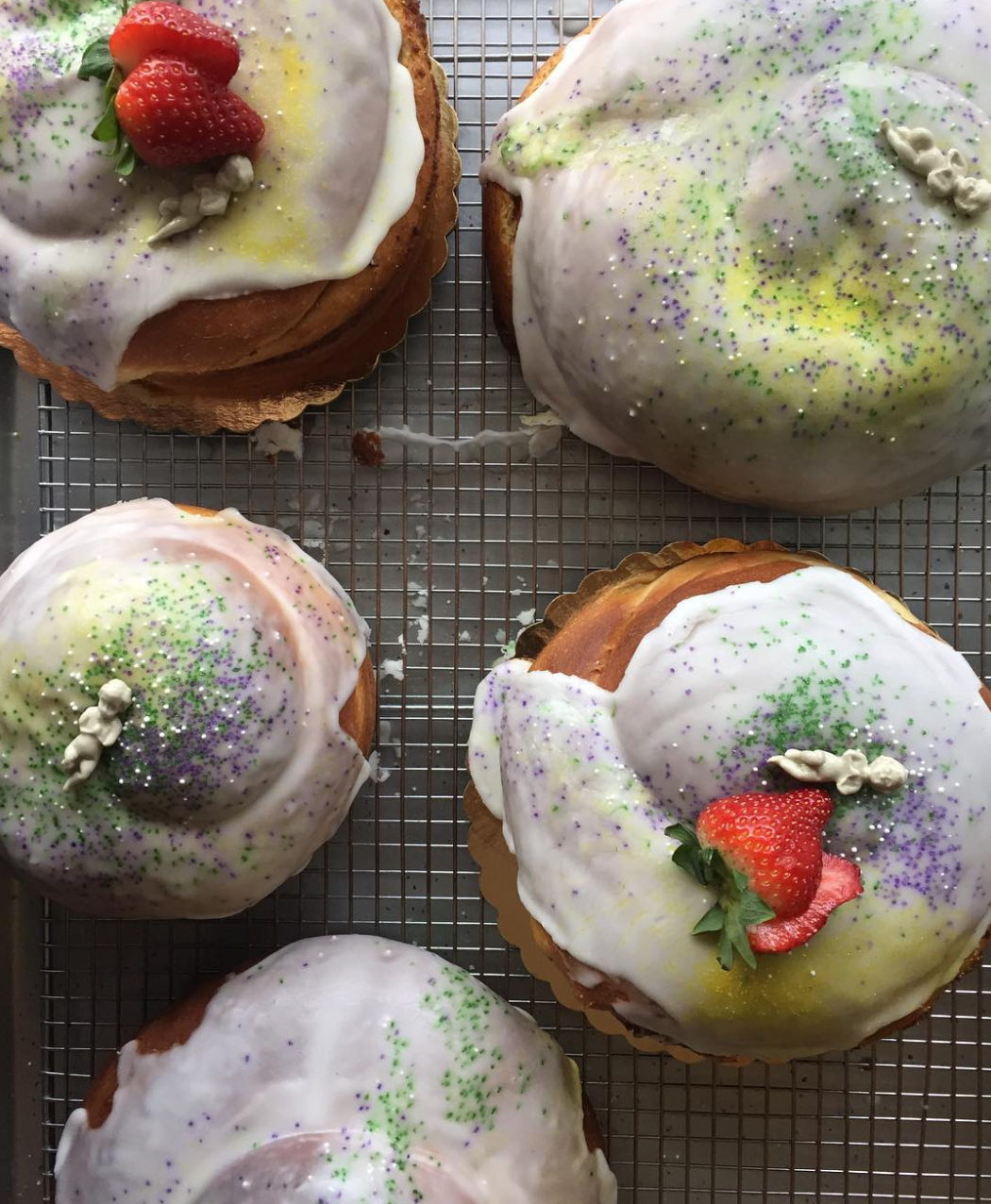 Fat Tuesday Cream Cheese & Cinnamon King Cake Auspicious Baking Co.
